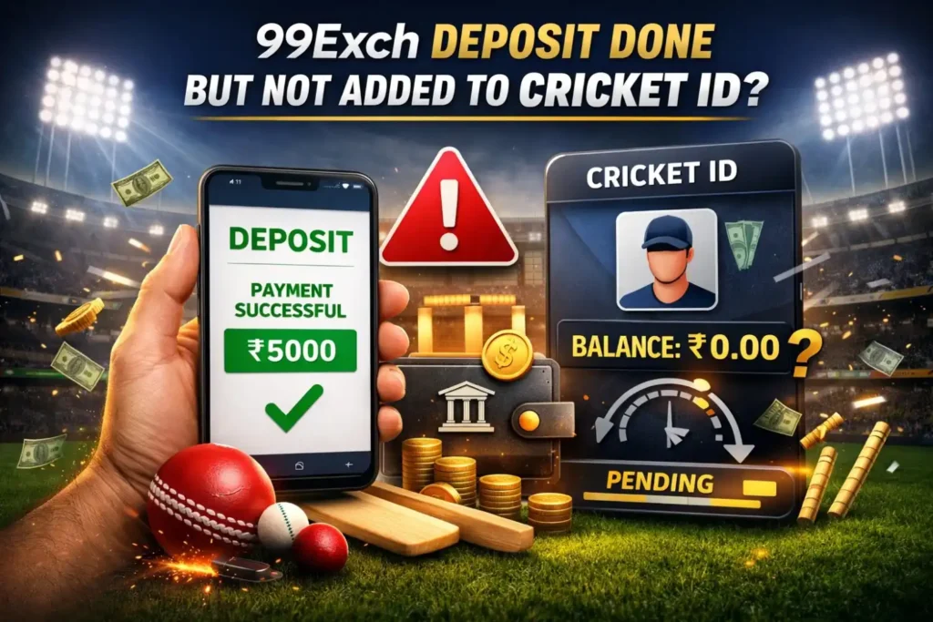 99Exch Deposit Done But Not Added to Cricket ID?