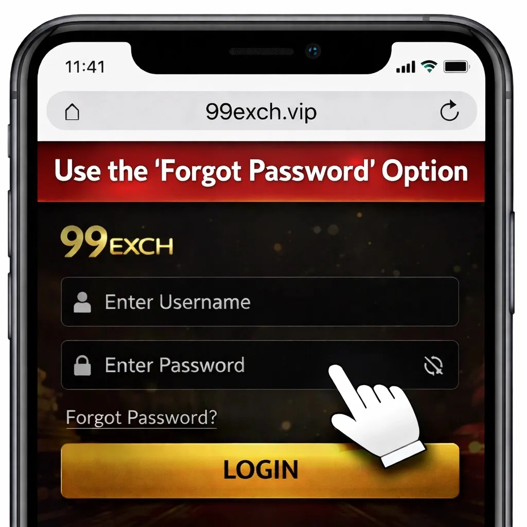 Use the “Forgot Password” Option