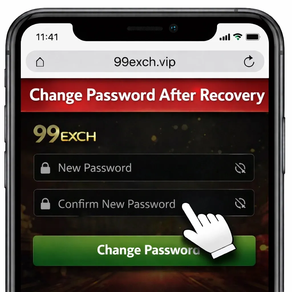 Change Password After Recovery