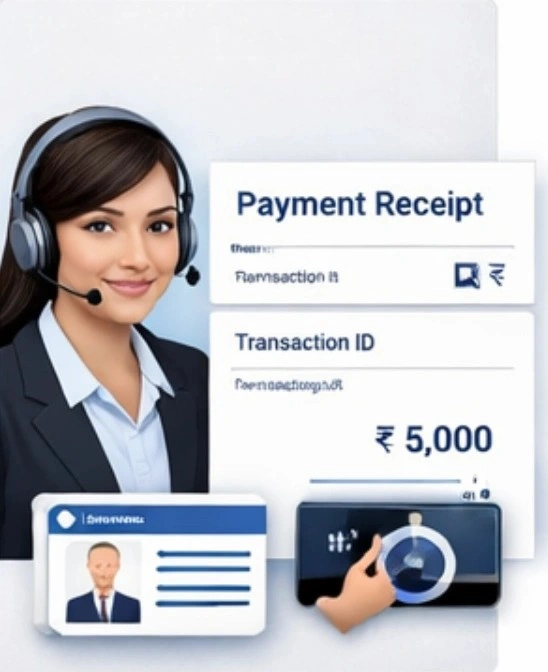 Contact Customer Support with Transaction Proof