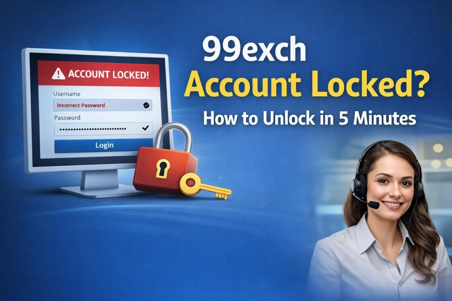 99exch Account Locked? How to Unlock in 5 Minutes