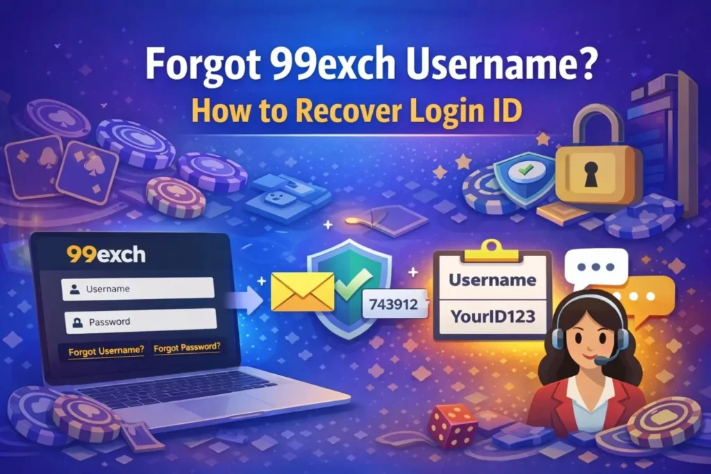 Forgot 99exch Username? How to Recover Login ID